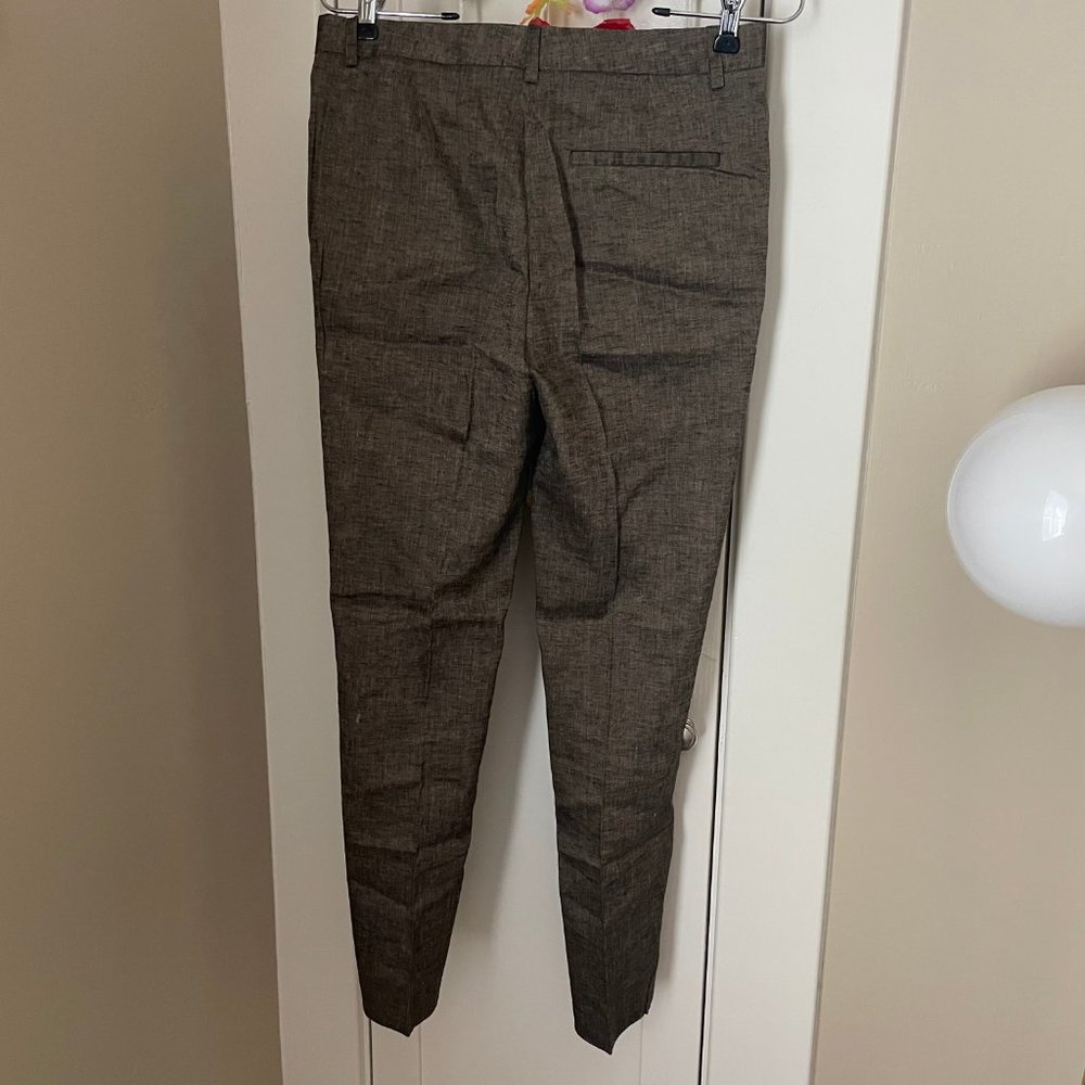 Theory Treeca Linen Blend Pants Size 0 - image 5